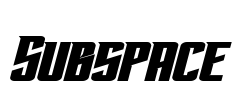 Subspace Font Image