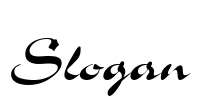 Slogan Font Image