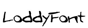 LoddyFont
