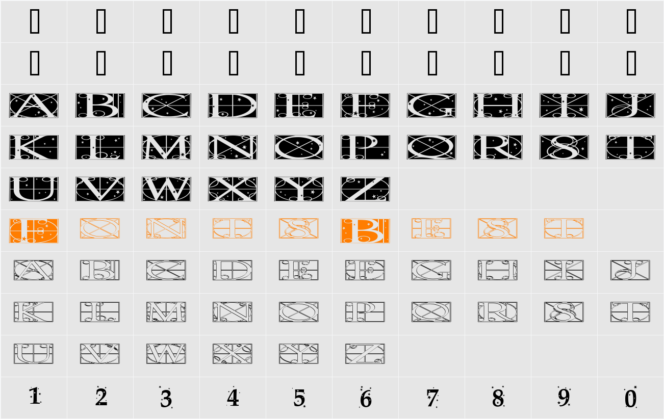 Time Pundits Character Map