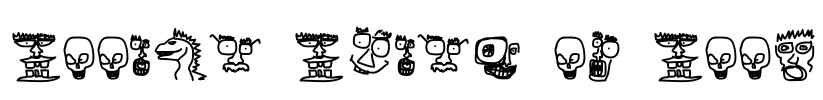 Doodle Dudes of Doom Font Image