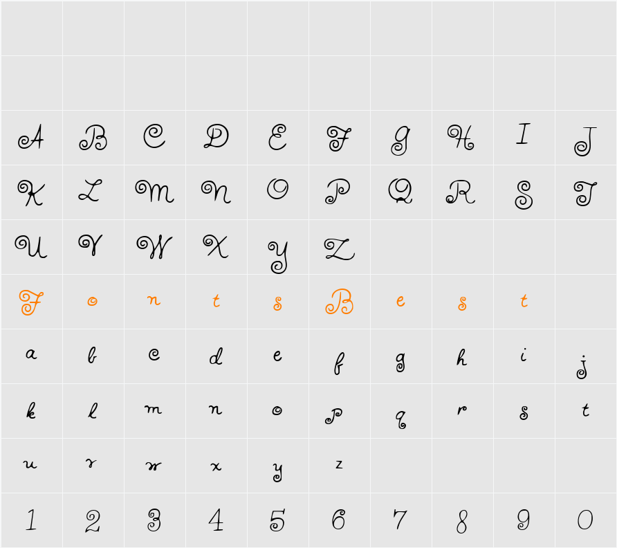 HFF Whirly Whorl Character Map