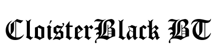 CloisterBlack BT