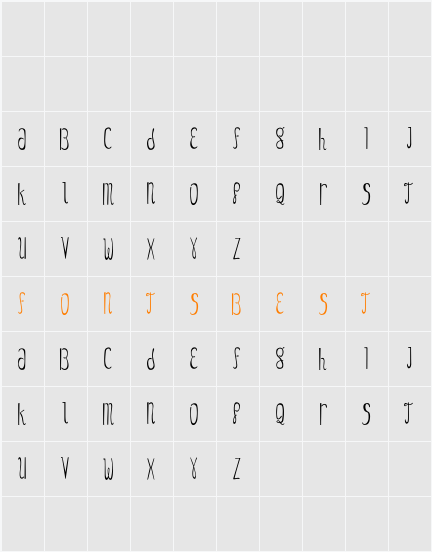 Gezzy Character Map