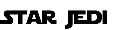 Star Jedi Font Image