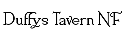 Duffys Tavern NF Font Image