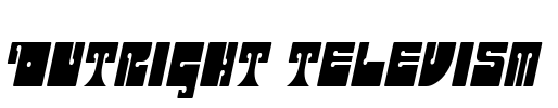 Outright Televism Font Image