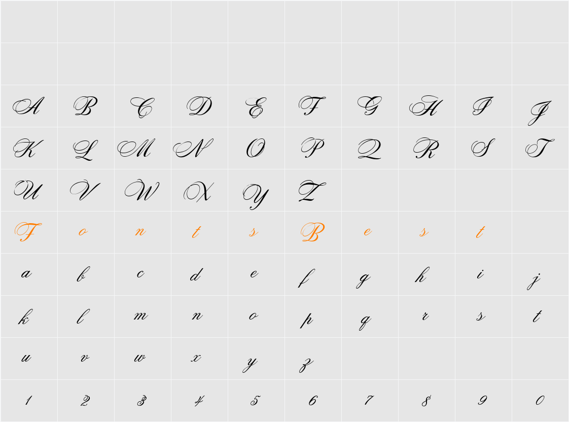 Rosamunda Two Character Map