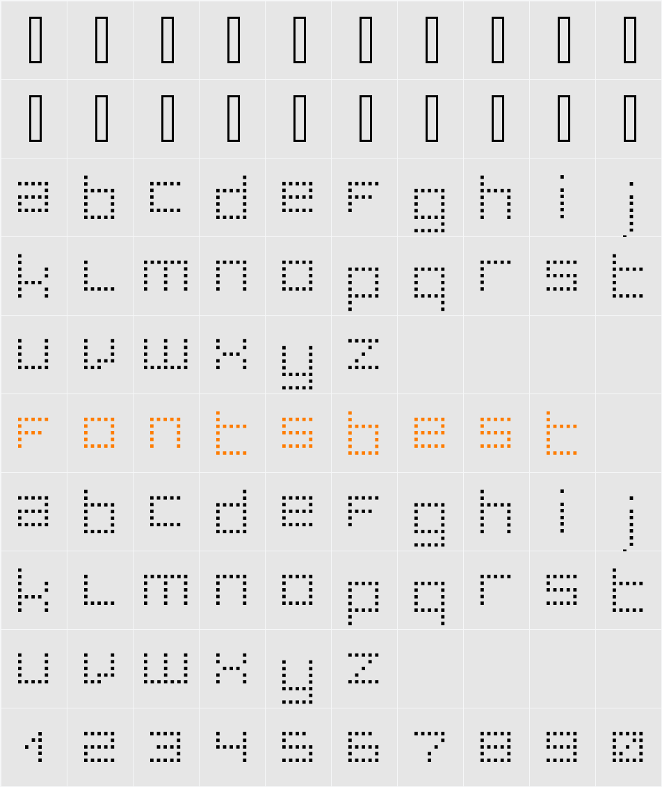 superpoint _square Character Map