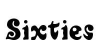 Sixties Font Image