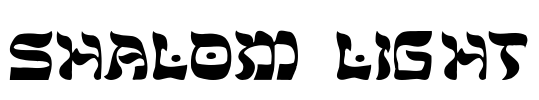 Shalom-Light Font Image