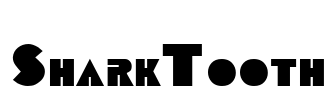 SharkTooth Font Image