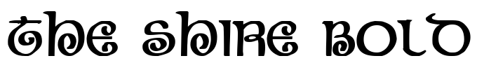 The Shire Bold Font Image