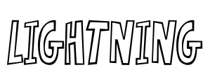 Lightning Font Image