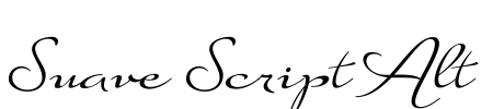 Suave Script Alt Font Image
