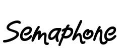 Semaphone Font Image