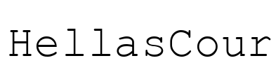 HellasCour Font Image