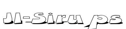 JI-Sirups Font Image