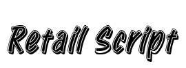 Retail Script Font Image