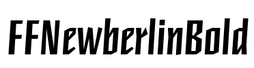 FFNewberlinBold Font Image
