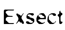 Exsect Font Image