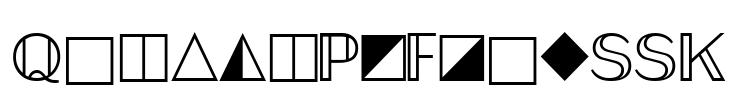 QuantaPiFourSSK Font Image
