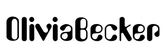 OliviaBecker Font Image
