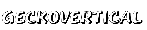 GeckoVertical Font Image
