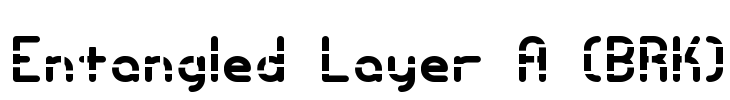 Entangled Layer A (BRK)