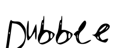 Dubble Font Image