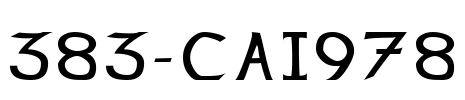 383-CAI978