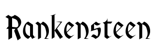 Rankensteen Font Image