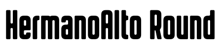 HermanoAlto Round Font Image