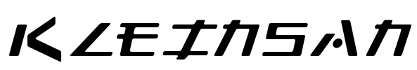 Kleinsan Font Image