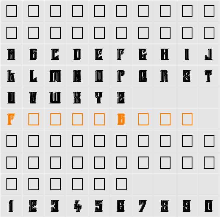 Hunter Black Character Map