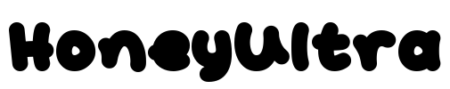 HoneyUltra Font Image