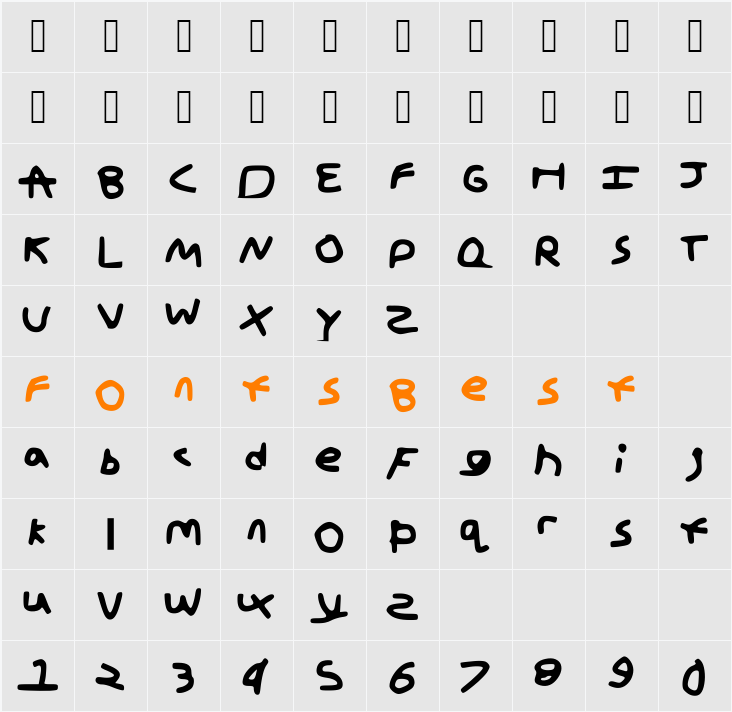 Somic_Cans_SM Character Map