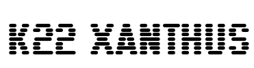 K22 Xanthus Font Image