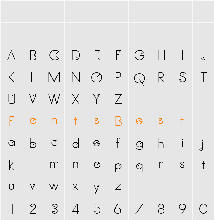 Clocker Character Map