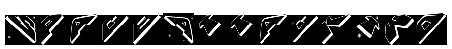 SpaceAttackTwo Font Image