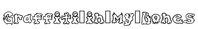 Graffiti_in_my_Bones Font Image
