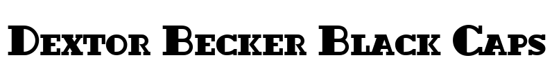 Dextor Becker Black Caps