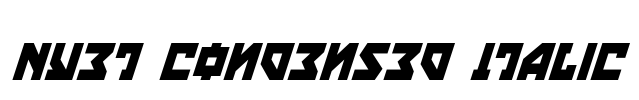 Nyet Condensed Italic