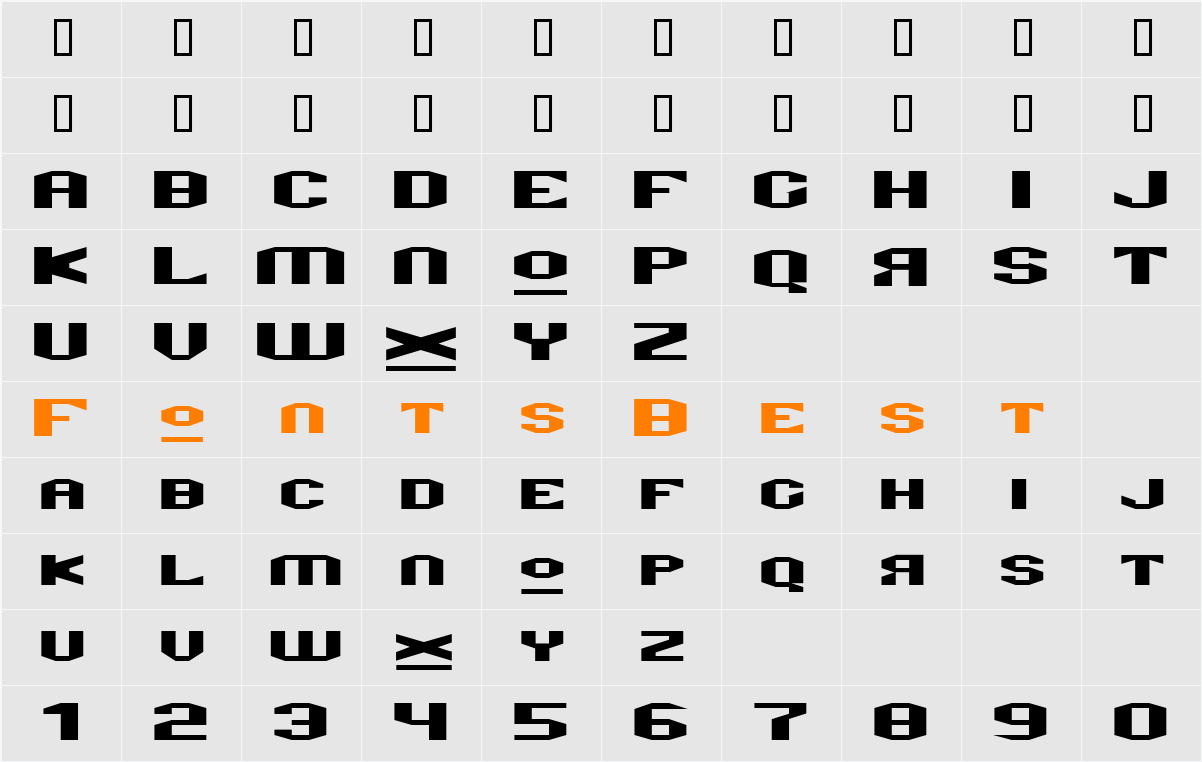 Valkyro Character Map