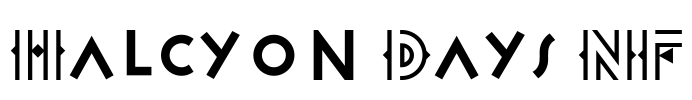 Halcyon Days NF Font Image