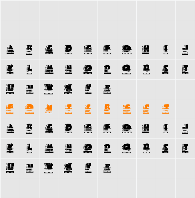 Roady Roadrunner Character Map