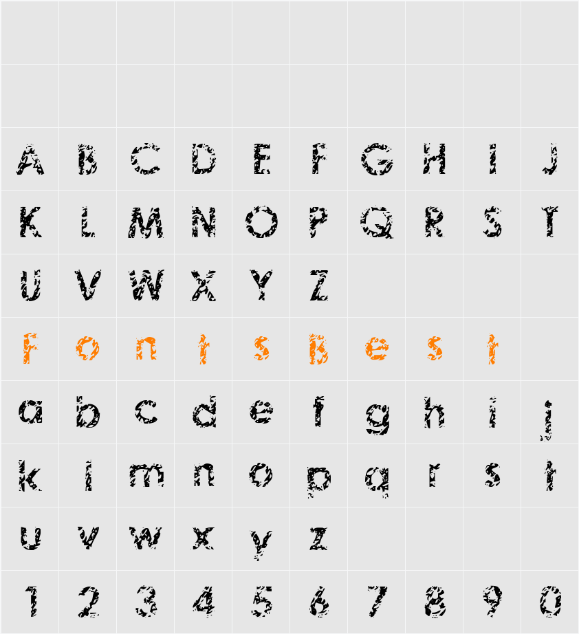 Whatsup Witchoo? Character Map