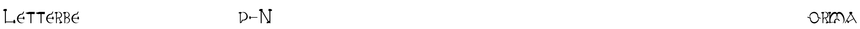 Letterbed-Normal Font Image