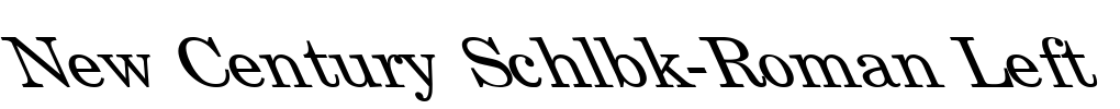 New Century Schlbk-Roman Left
