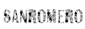 SANROMERO Font Image